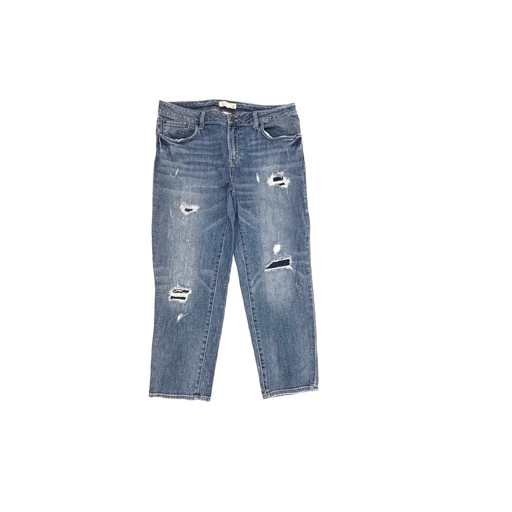 BP‎ Distressed Boyfriend Women's size 29 Medium Wash Blue Denim jeans